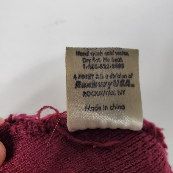 4 Point Unisex Maroon Aggies A&M Beanie Hat OS - Picture 4 of 4